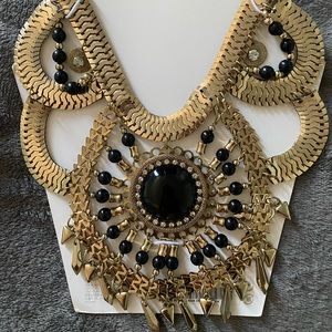 Golden Egyptian style collar necklace H&M